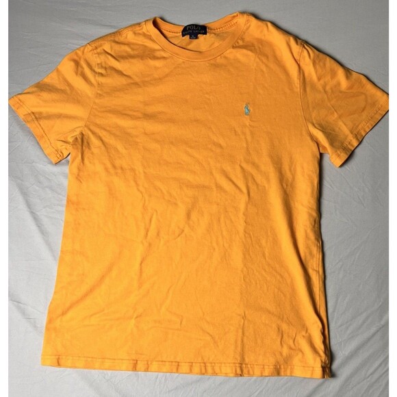 Polo by Ralph Lauren Other - Polo Ralph Lauren Boy's Size XL Orange w/ Aqua Logo Short Sleeve T-Shirt Tee